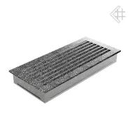 Kratki 17x37 FRESH черная хром пористая 37CS/FRESH вентиляционная решетка для камина