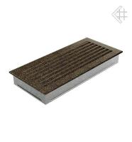 Kratki 17x37 FRESH черная латунь пористая 37CZ/FRESH вентиляционная решетка для камина