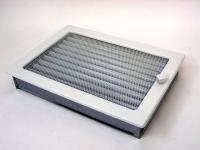 Kratki 22х30 белая с жалюзи 22/30BX вентиляционная решетка для камина