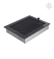 Kratki 22х30 графитовая с жалюзи 22/30GX вентиляционная решетка для камина