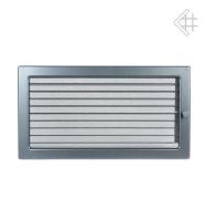 Kratki 22х37 графитовая с жалюзи 22/37GX вентиляционная решетка для камина