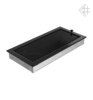 Kratki 22х45 черная с жалюзи 22/45CX вентиляционная решетка для камина