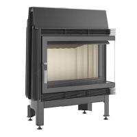 Kratki Blanka670/570/P/BS (угловое стекло справа) угловая правая дровяная топка