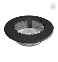Kratki КРУГЛАЯ графитовая д.100 FI/100G вентиляционная решетка для камина
