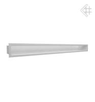 Kratki Люфт белая 9x100 LUFT9/100/45S/B вентиляционная решетка для камина