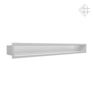 Kratki Люфт белая 9x80 LUFT9/80/45S/B вентиляционная решетка для камина