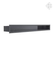 Kratki Люфт графитовая 9x80 LUFT9/80/45S/G вентиляционная решетка для камина