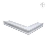 Kratki Люфт угловая левая белая 90 LUFT/NL/90/45S/B вентиляционная решетка для камина