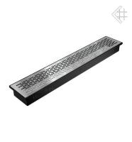 Kratki НАПОЛЬНАЯ стальная 9x60 960/SZ/FLOOR вентиляционная решетка для камина