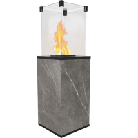 Kratki PATIO/MINI/M/G31/37MBAR/Q/N/P/G - NATURALI PIETRA GREY с ручным управлением газовый уличный обогреватель мощностью 8-10 кВт