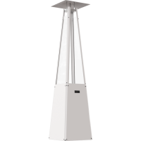 Kratki UMBRELLA/B/G31/37MBAR/S/ZE - белый газовый уличный обогреватель мощностью 11-12 кВт