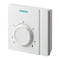 КЗТО Siemens RAA-21 (до 350Вт) настенный электромеханический термостат