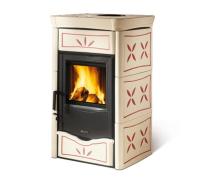 La Nordica Nicoletta Silk Vogue Ametista (бежевый с красным) дровяная печь