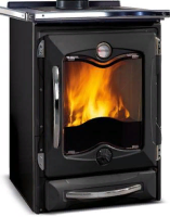 La Nordica TermoCucinotta evo D.S.A. NERO фронтальная дровяная топка