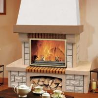LareiARTE Fresia Crema Light облицовка для дровяных каминов