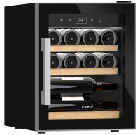 Libhof GQ-12 black отдельностоящий винный шкаф 12-21 бутылка