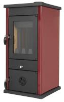 MBS THERMO VESTA PLUS DARK RED дровяная печь