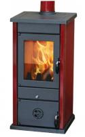 MBS VESTA ECO DARK RED дровяная печь