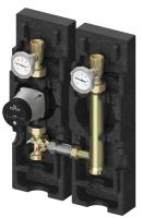 Meibes V-MK 1 1/4 c насосом Grundfos UPM3 Hybrid 32-70, со смесителем подающая линия слева насосная группа
