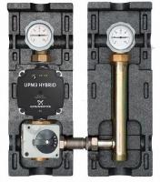 Meibes V-MK 1 с насосом Grundfos UPM3 Hybrid 25-70, со смесителем, подающая линия слева, с сервоприводом 220В насосная группа