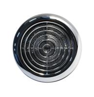 Mmotors ММ 100/110 круглый 110 м3/ч с обратным клапаном/хром вытяжка для ванной диаметр 100 мм