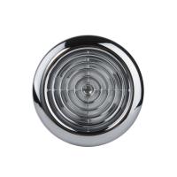 Mmotors ММ 100 круглый с обратным клапаном /хром/ вытяжка для ванной диаметр 100 мм