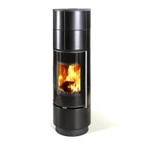 THORMA DELIA Ceramic EXTRA, черная/керамика черная дровяная печь