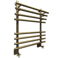 Ника BAMBOO ЛБ3 (Лесенка Модель Б3) бронза 50х50 -6 водяной полотенцесушитель шириной 510 - 600 мм