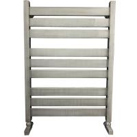 Ника ЛМ-7 80/50 Matt Antique Silver с вентилями водяной полотенцесушитель шириной 510 - 600 мм