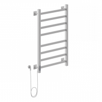 Ника STEP-1 80/40 RAL9016 белый матовый левый тэн электрический полотенцесушитель лесенка