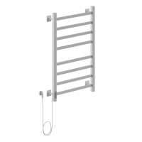 Ника STEP-1 80/50 RAL9016 белый матовый левый тэн электрический полотенцесушитель лесенка
