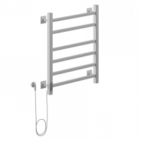 Ника STEP-2 60/50 RAL9016 белый матовый левый тэн электрический полотенцесушитель лесенка