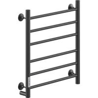 Ника WAY-2 60/40 RAL9005 черный матовый левый тэн электрический полотенцесушитель лесенка