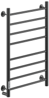 Ника WAY-2 80/40 RAL9005 черный матовый левый тэн электрический полотенцесушитель лесенка