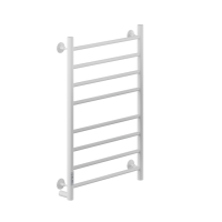 Ника WAY-2 80/40 RAL9016 белый матовый левый тэн электрический полотенцесушитель лесенка