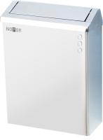 Nofer 23 л белый с крышкой и замком урны для мусора