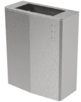 Nofer EVO 23 л матовый с крышкой урны для мусора