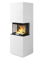 Nordpeis Capri низкая (топка Q-24U) готовый дровяной каминокомплект