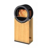 Nordpeis Me Oak с боковыми стеклами дровяная печь