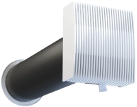 NOVAplast КИВ-125-500 с оголовком NovaStyle проветриватель