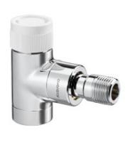 Oventrop DN-15 1/2" 1/2" ВН серия E угловой хромированный вентиль термостатический
