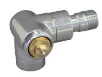 Oventrop DN-15 1/2" 1/2" ВН серия E угловой трехосевой хромированный вентиль термостатический