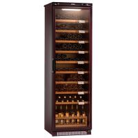 Pozis ШВ-120L вишневый отдельностоящий винный шкаф 101-200 бутылок