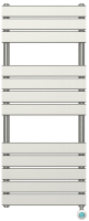 Primoclima PANEL 12 трубок 600W, Никель матовый электрический полотенцесушитель лесенка