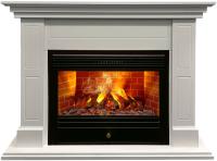 Real-Flame Alicante 25,5/26 WT с очагом 3D Novara электрокамин с широким очагом 3D