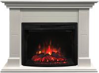 Real-Flame Alicante 25,5/26 WT с очагом Evrika 25,5 LED электрокамин с широким очагом 2D