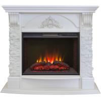 Real-Flame Athena 25/25,5 WT с очагом Sparta 25,5 LED электрокамин с широким очагом 2D