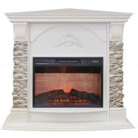 Real-Flame Athena Corner GR STD/EUG/24 WT с очагом Irvine 24 угловой электрокамин с плоским фронтальным стеклом