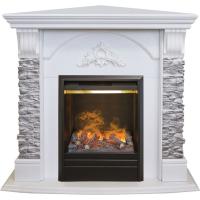 Real-Flame Athena Corner GR STD/EUG/25/25'5 WT с очагом 3D Olympic с увлажнением воздуха электрокамин 3D с паром