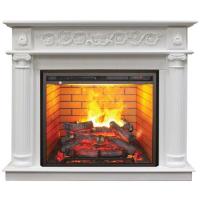 Real-Flame Attica 25,5/26 WT с очагом 3D Leeds 26 электрокамин с широким очагом 3D